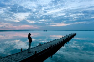 image_of_peaceful_woman_standing_on