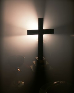 Silhouette of a cross