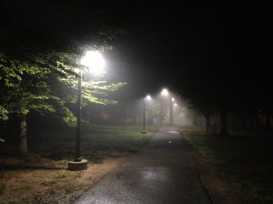 2014-05-10_03_05_07_fog_along_a_path_near_foran_hall_on_the_cook-douglass_campus_of_rutgers_university